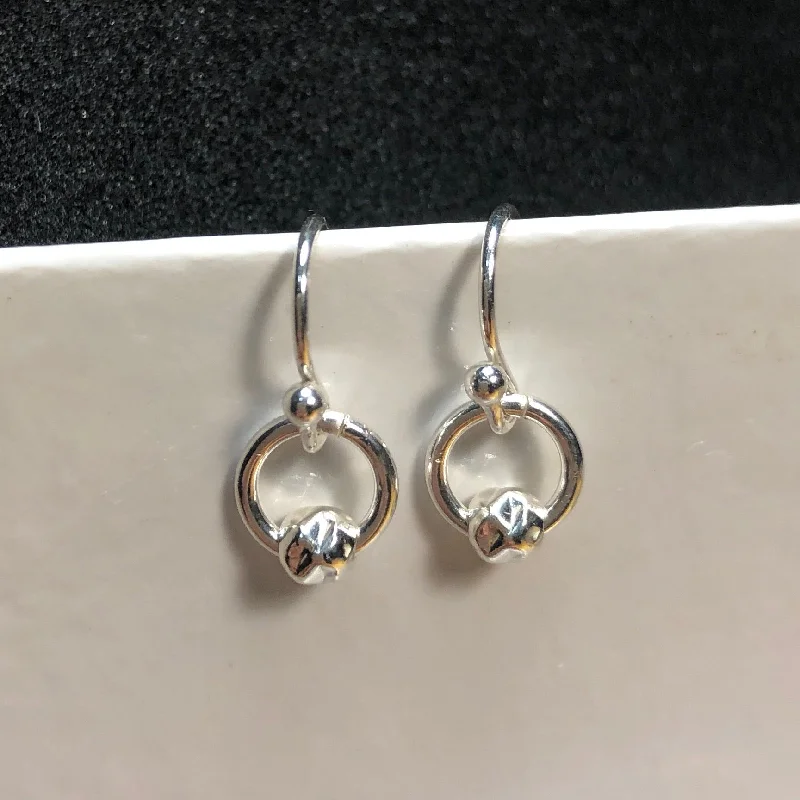 Women’s gemstone earrings-Dainty Rock Earrings