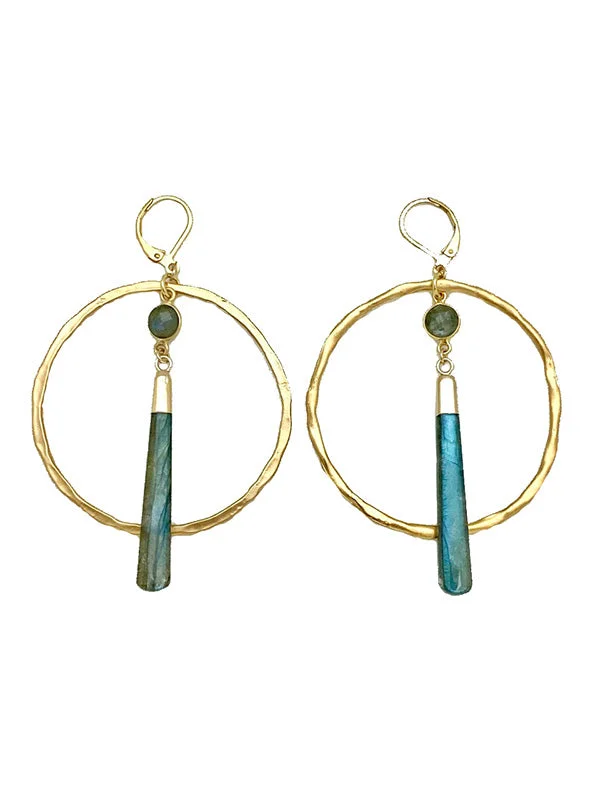 Women’s mismatched earrings-Large Ipo Earrings