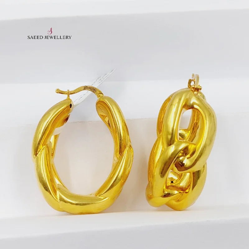 Women’s floral stud earrings-Deluxe Hoop Earrings