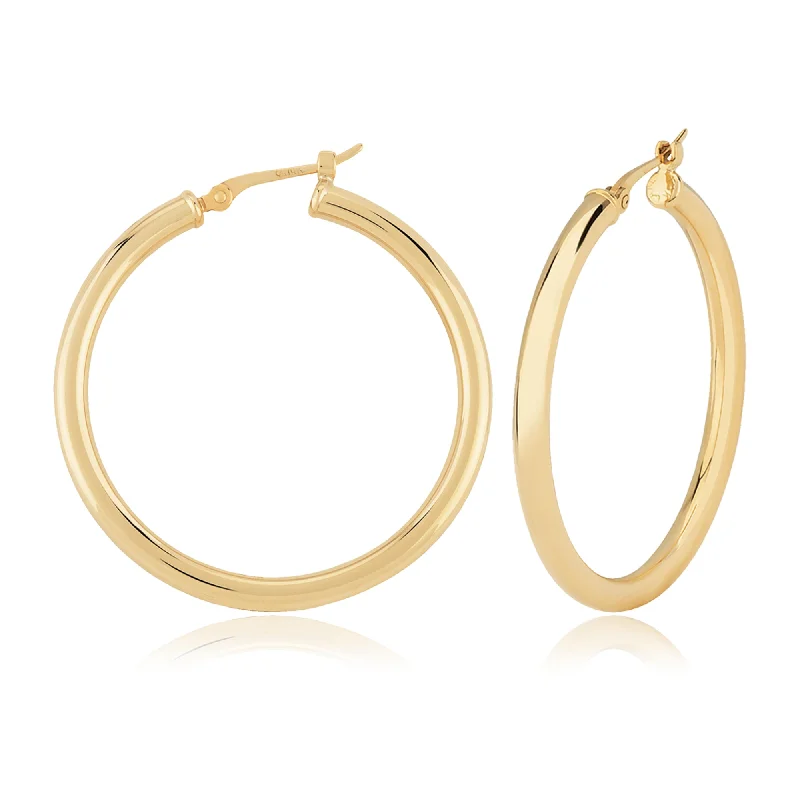 Women’s leaf earrings-2.5x25mm Hoop Earrings