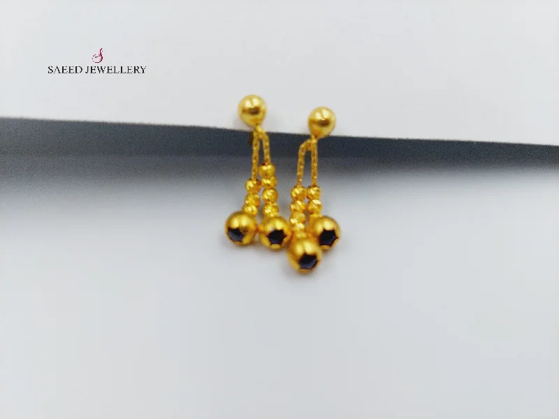 Women’s wedding earrings-Fancy screw Earrings