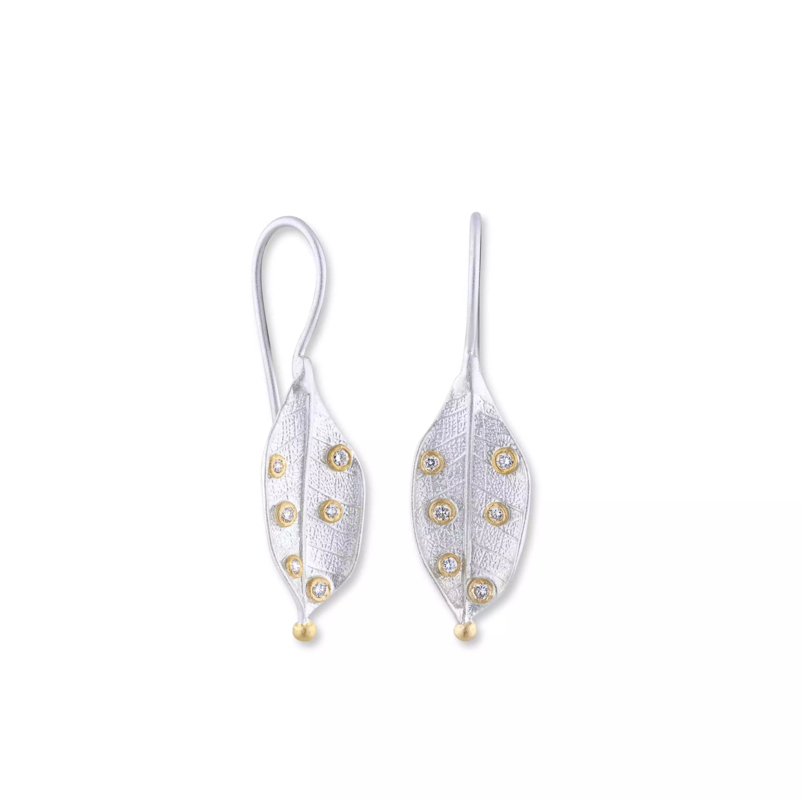 Women’s dangling pearl earrings-Lika Behar "MAXHKA PARK" earrings