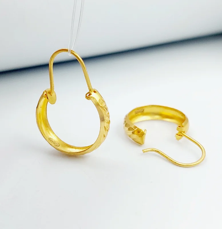 Women’s bridal earrings-Hoop Earrings