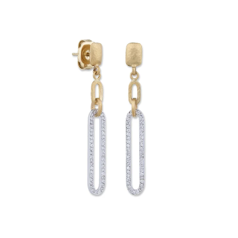 Women’s star earrings-PRE-ORDER: Lika Behar "Chill-Link" Diamond Earrings