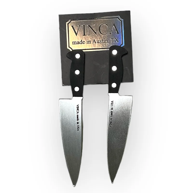 Women’s enamel earrings-XL Chef's Knife Earrings