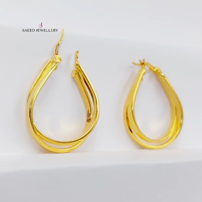 Women’s rhinestone earrings-Hoop Earrings