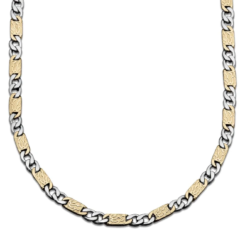 Women’s pendant necklaces-Keatton Two Tone Necklace