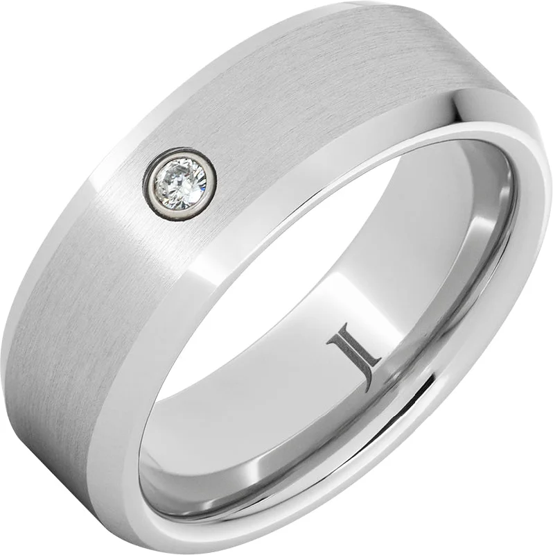 Women’s princess-cut rings-Monody - Serinium® Diamond Beveled Ring