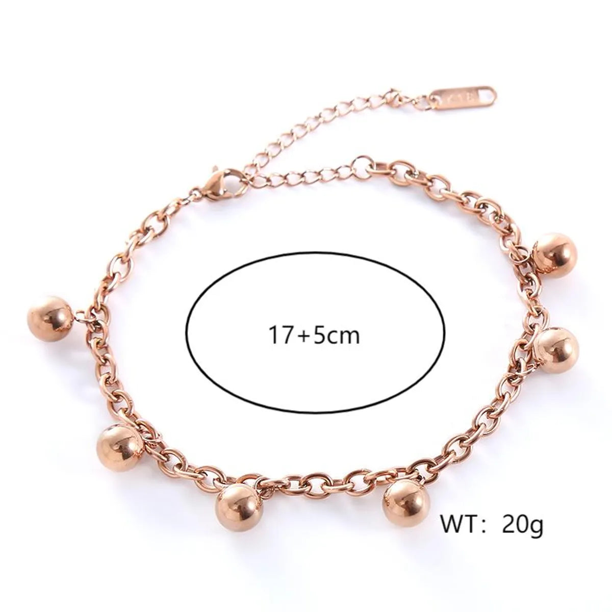 Style 6 Rose Gold 17.5 5cm