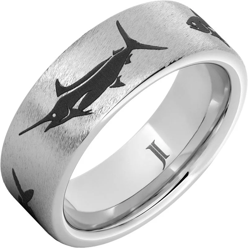 Women’s platinum rings-Ocean Fish Serinium® Ring