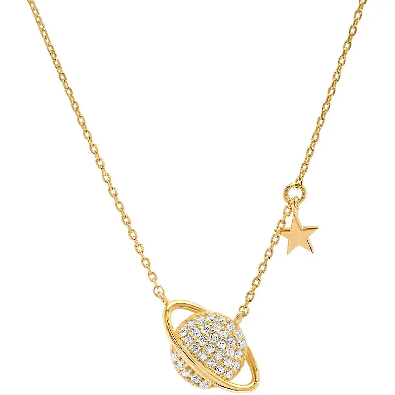 Women’s elegant gold necklaces-TAI Solar System Necklace