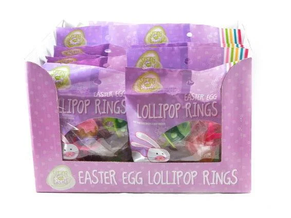 Women’s split-band rings-Easter Ring Pop 4 Pack Bags