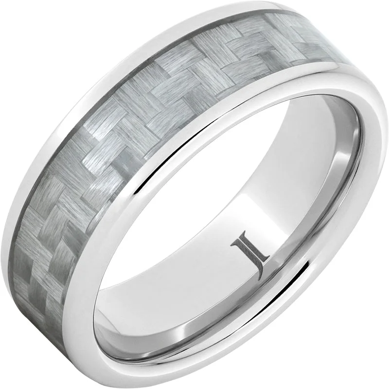 Women’s cluster rings-Techweb Serinium® Aramid Fiber Inlay Ring