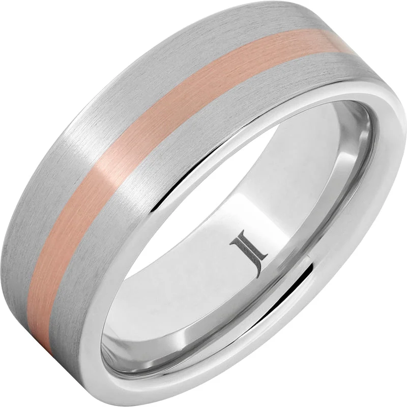 Women’s colorful gemstone rings-Serinium® Ring with 14K Rose Gold Inlay