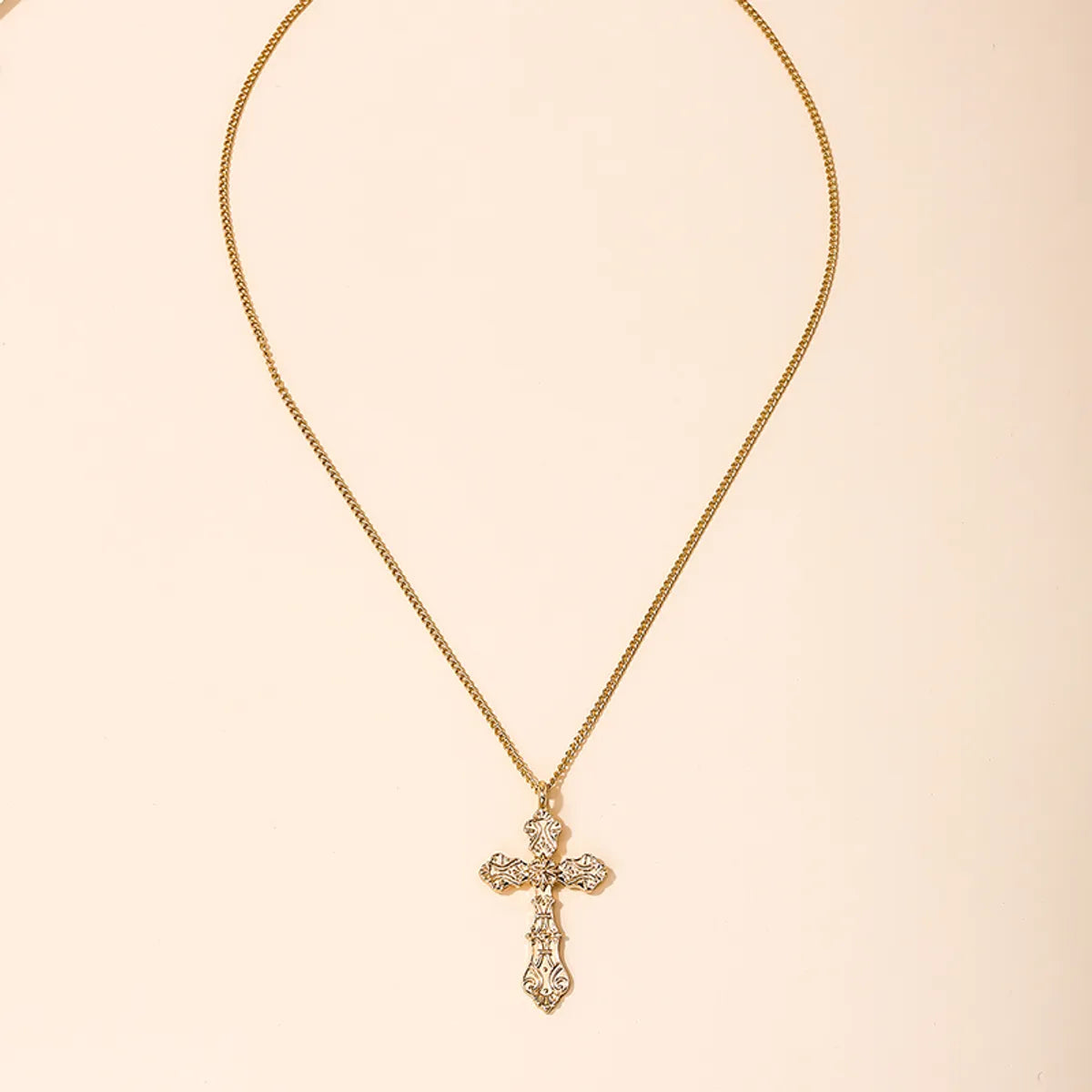 Women’s geometric necklaces-Casual Modern Style Classic Style Cross Alloy Zinc Women's Pendant Necklace