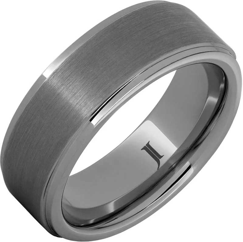 Women’s gold rings-Rugged Tungsten™ Ring with Satin Finish