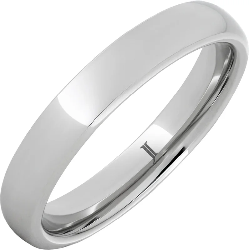 Women’s silver diamond rings-Serinium® Polished Ring