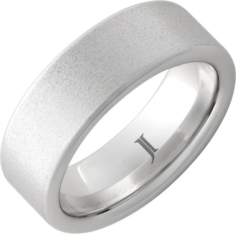 Women’s engagement rings-Serinium® Ring with Stone Finish