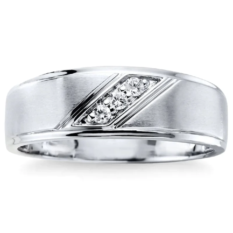 14k white gold