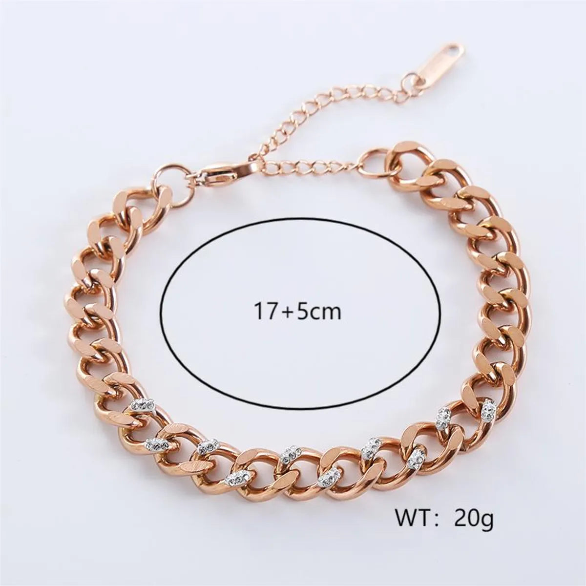 Style 1 Rose Gold 17 5cm