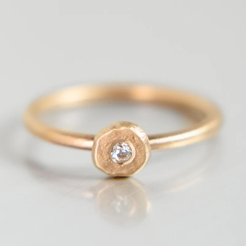 Women’s cocktail rings-Pebble Ring in 14k Gold