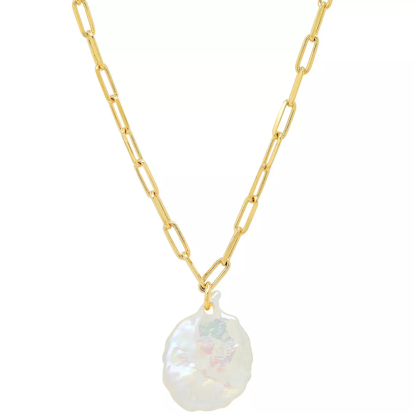 Women’s turquoise necklaces-TAI FRESHWATER PEARL GOLD NECKLACE