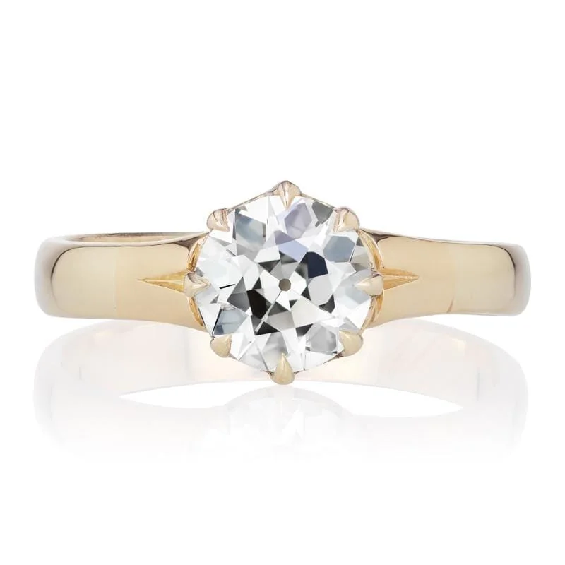 Women’s gold diamond rings-Bay