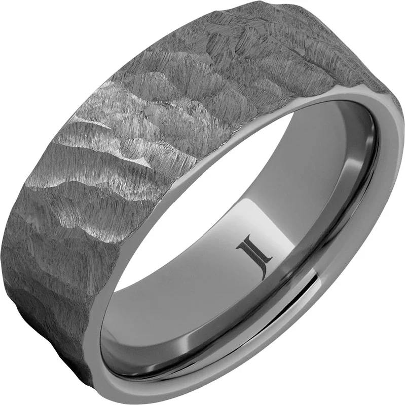 Women’s wedding and engagement rings-Rugged Tungsten ™ Thor Ring