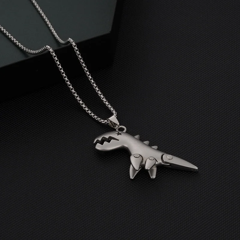 Pearl Nickel Dinosaur-Pearl Chain 70cm