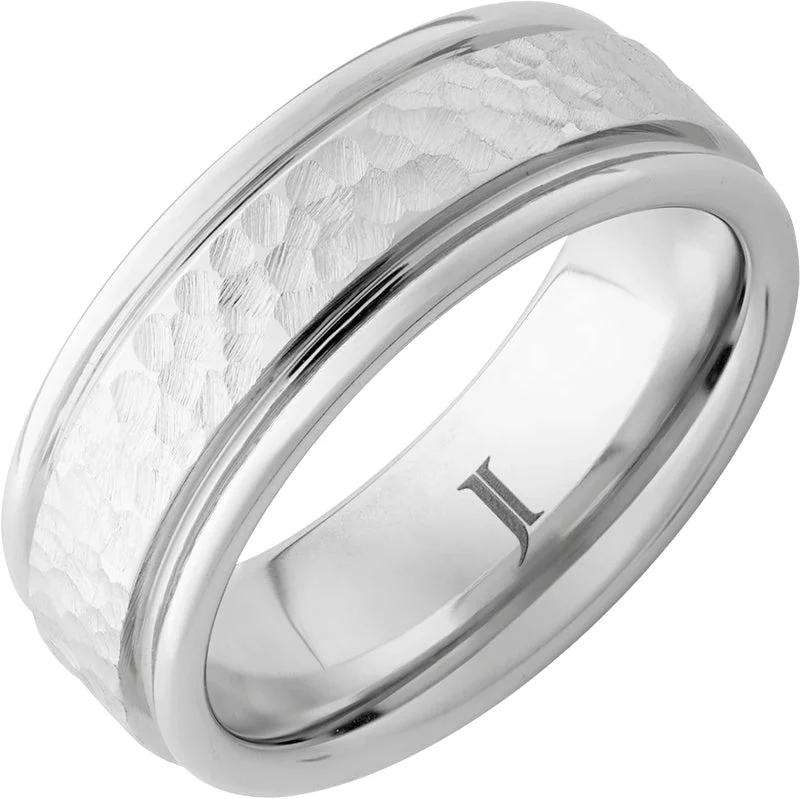 Women’s luxury designer rings-Moongazer -Serinium® Moon Surface Finish Ring