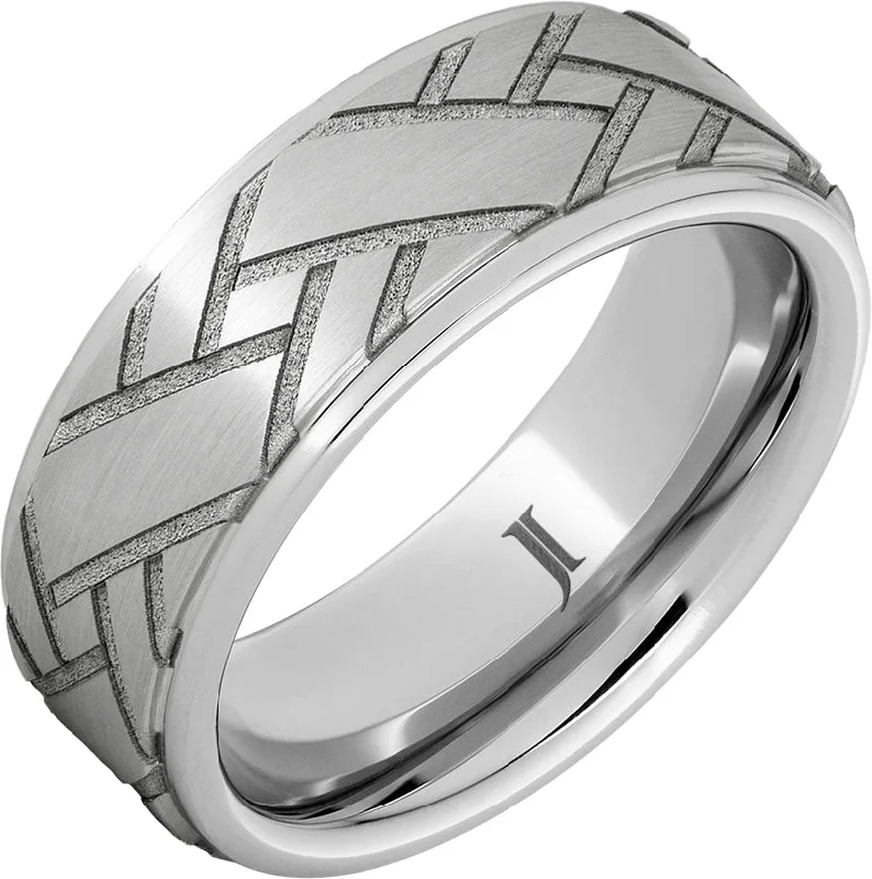 Women’s statement wedding rings-Serinium® Ring With Intaglio Engraving