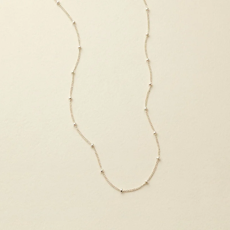 Women’s simple chain necklaces-Satellite Chain | Final Sale