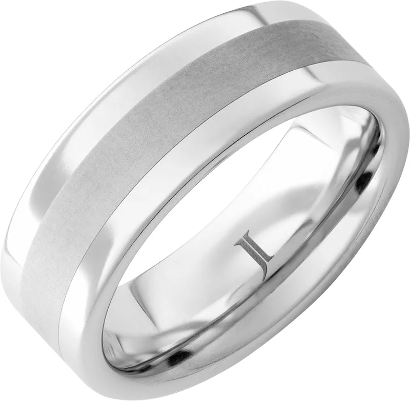 Women’s silver gemstone rings-Serinium® Satin Finish Ring