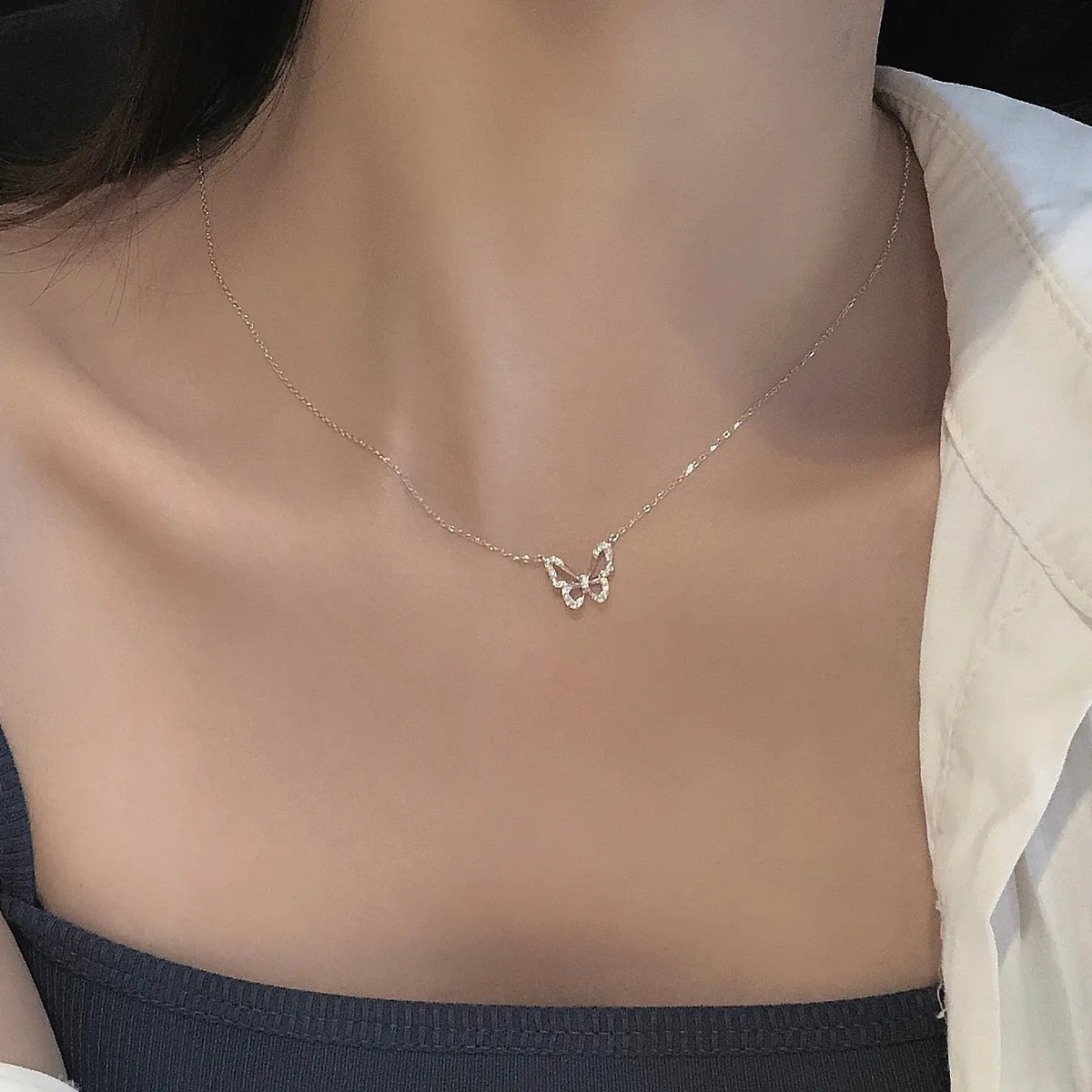 Women’s gold pendant necklaces-Copper Sweet Letter Heart Shape Pendant Necklace