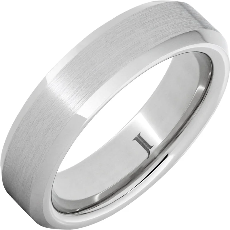 Women’s silver rings-Existentialist - Serinium® Satin Finish Ring