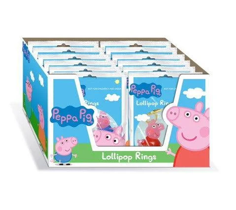 Women’s double-band rings-Peppa Pig Lollipop Rings 3 Pack