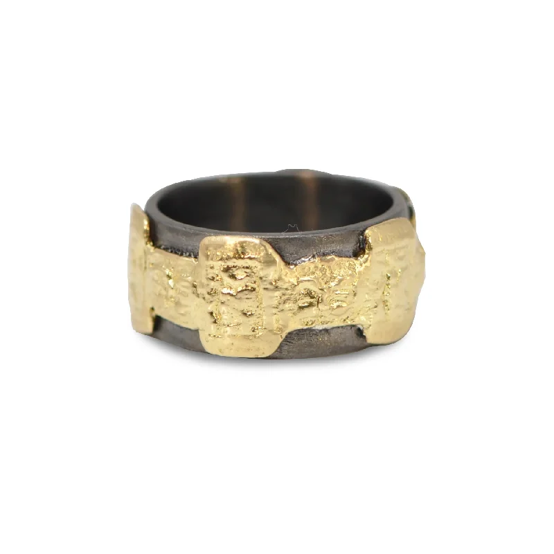 Women’s stackable rings-Artifact Gold Ring