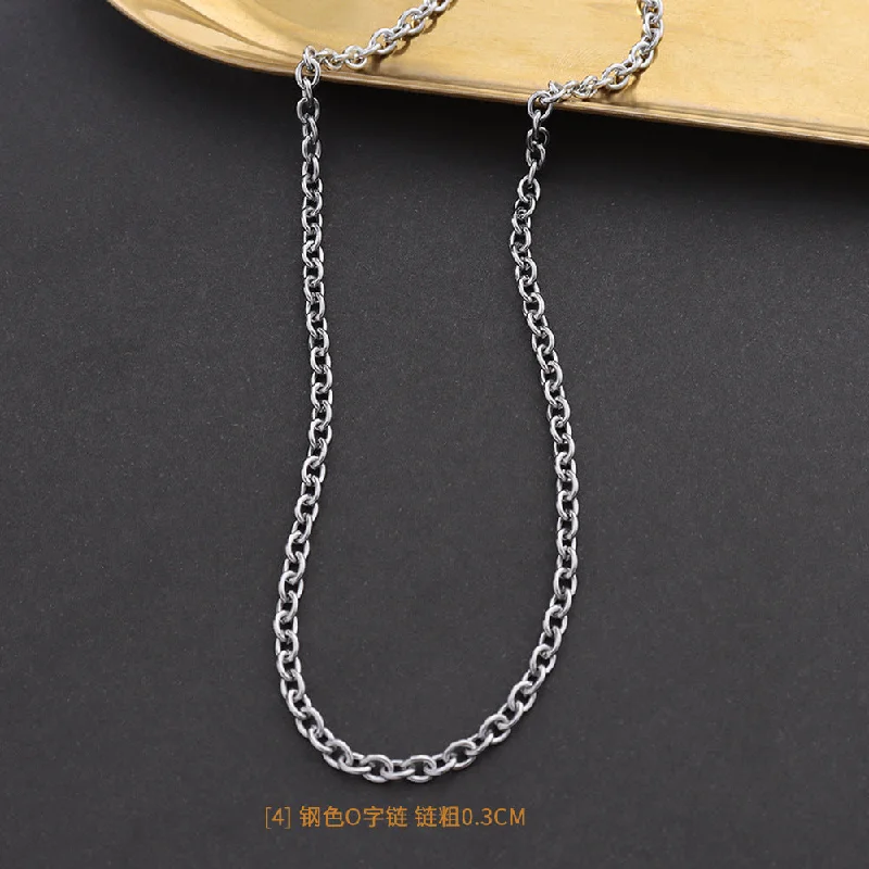 P1121-Steel Color O-Shaped Chain