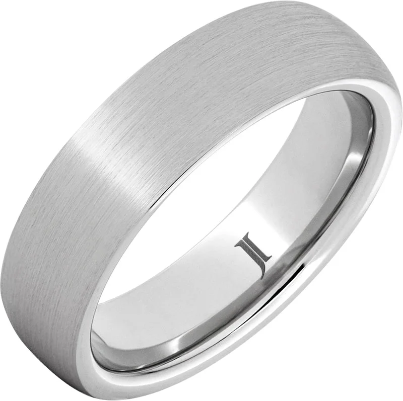 Women’s fashion statement rings-Simplicity - Serinium® Satin Finish Ring