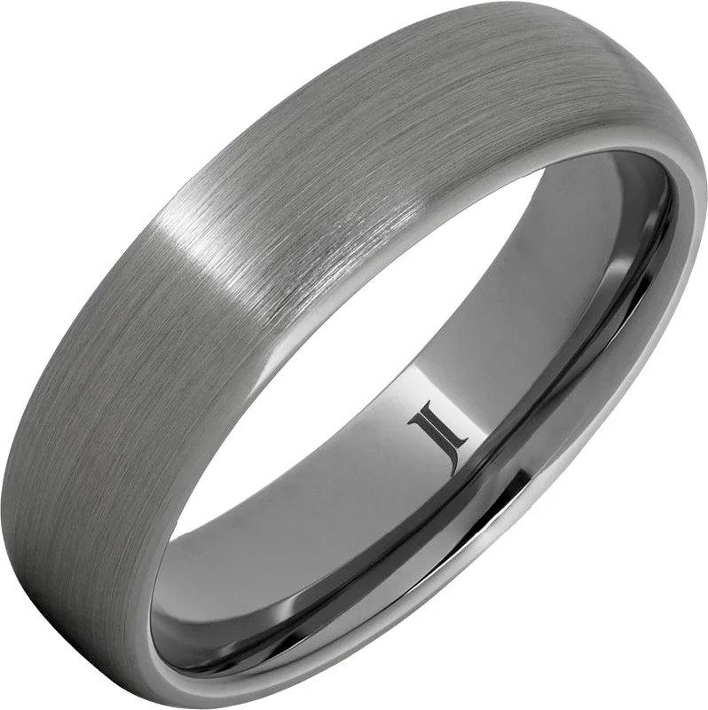 Women’s stackable rings-Simplicity - Classic Rugged Tungsten™ Men's Ring with Satin Finish