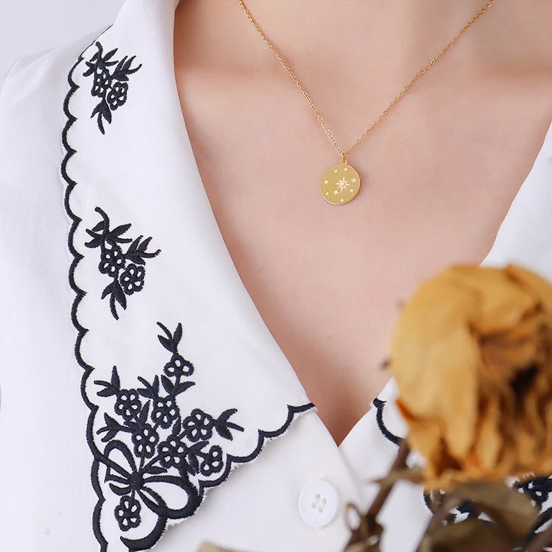 P085 Gold Necklace 40 + 5cm