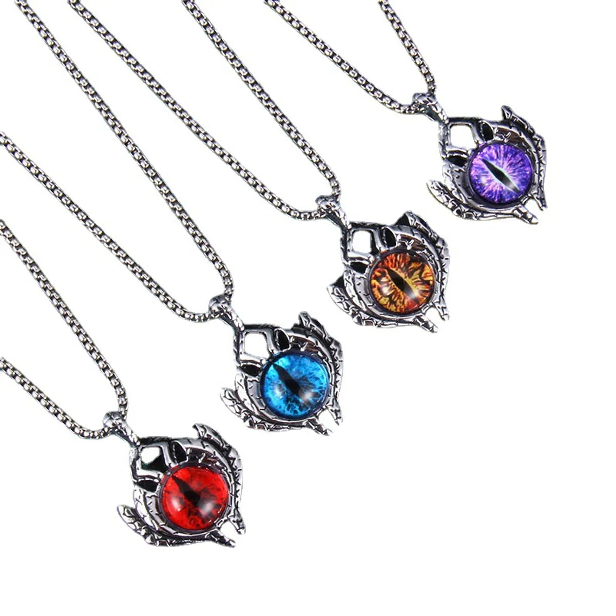 Women’s gold pendant necklaces-Fashion Devil's Eye Alloy Plating Unisex Pendant Necklace 1 Piece