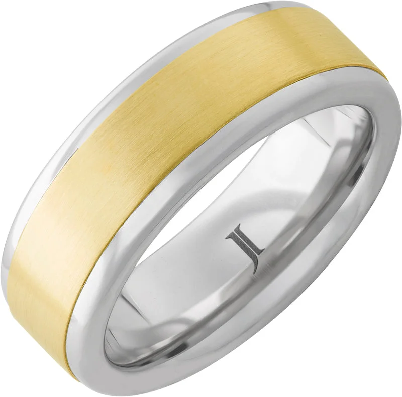 Women’s birthstone rings-Cancun - Serinium® and 14K Yellow Gold Satin Ring