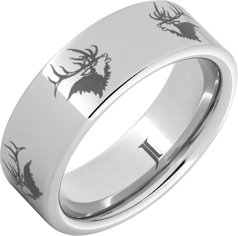 Women’s vintage rings-Serinium® Elk Ring