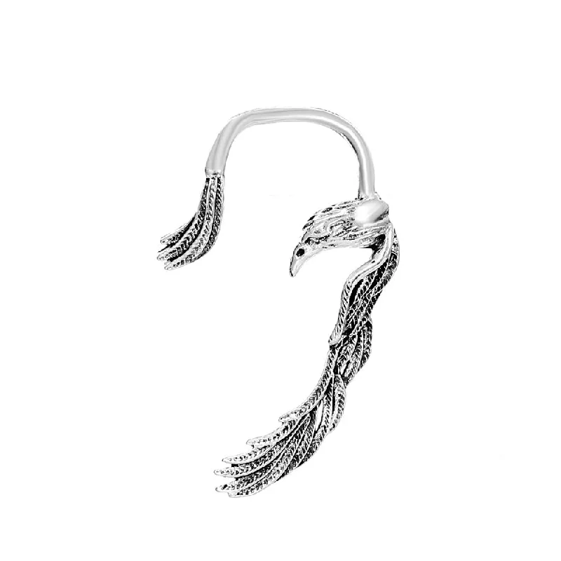 02 Antique Silver a-1494# Left Ear