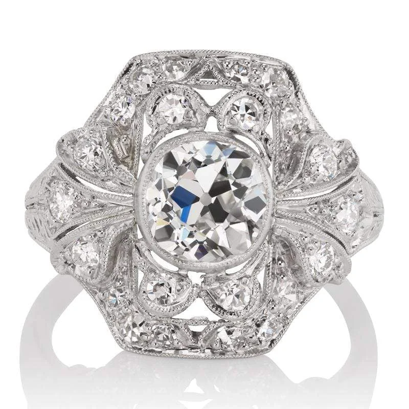 Women’s cushion-cut rings-Eleanor