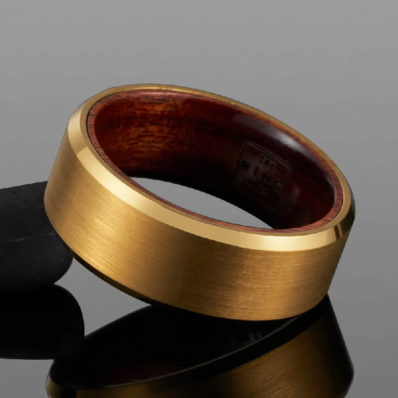 Women’s twisted rings-Oaken Gold