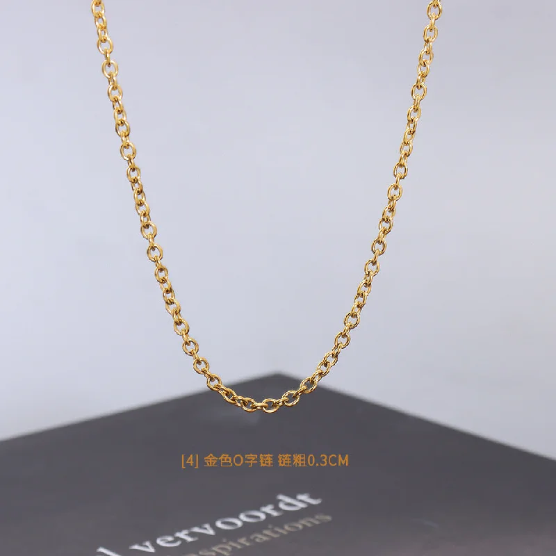 P1121 Gold O-Shaped Chain 40 + 5cm