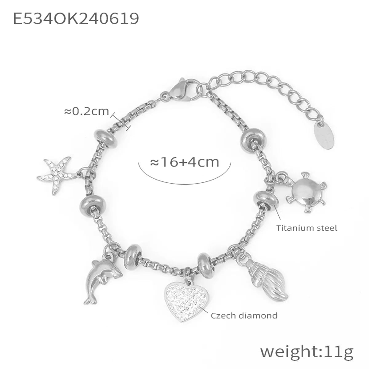 Heart Steel Bracelet