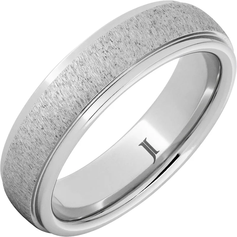 Women’s gemstone wedding rings-High Plains - Serinium® Grain Finish Ring